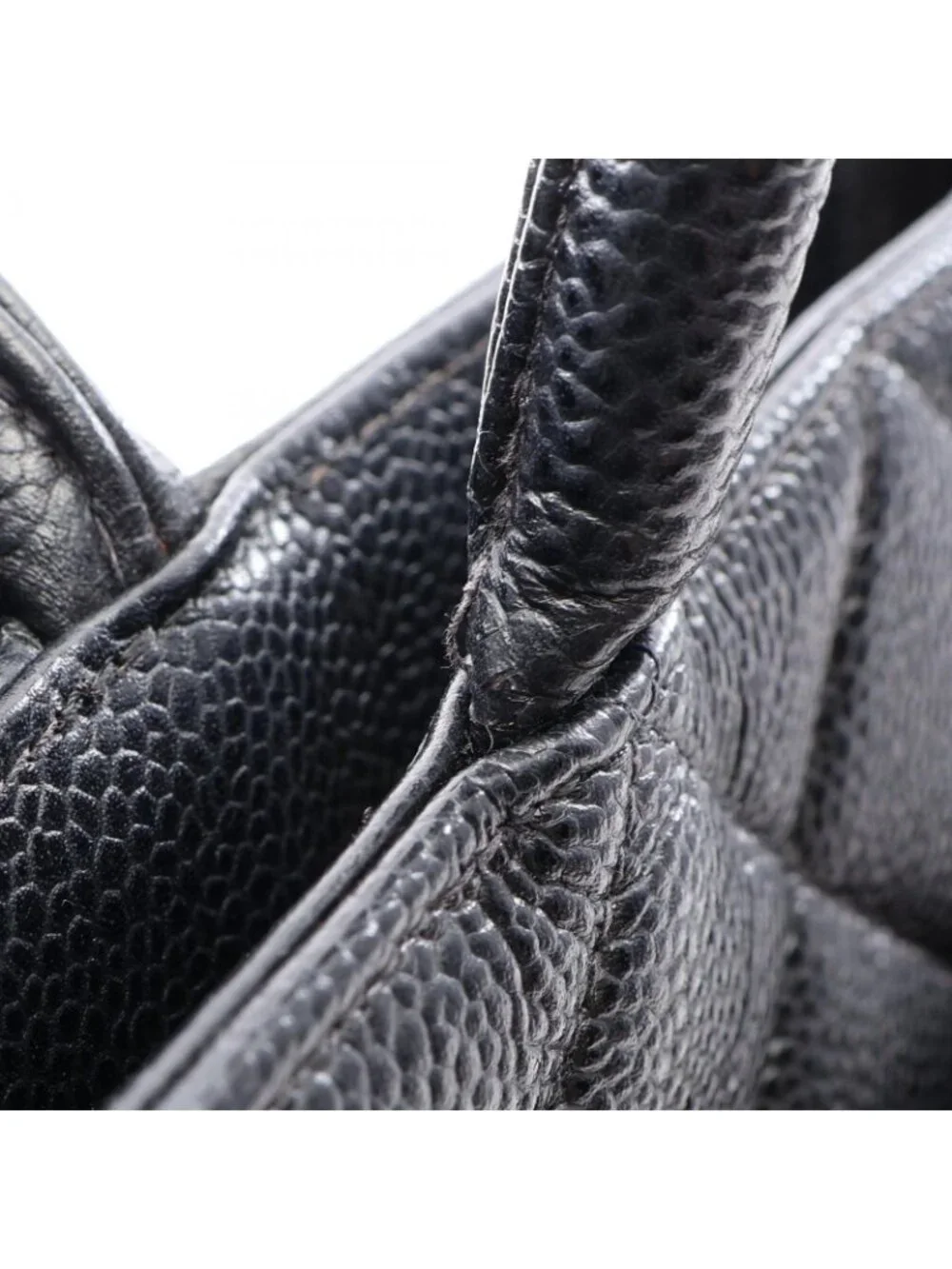 Chanel Tote Bag Reissue Black Caviar Leather